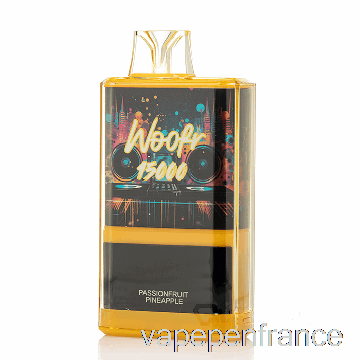Woofr 15000 Stylo Vape Jetable Ananas Fruit De La Passion